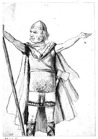 Cartoon Figure in Norse Armor