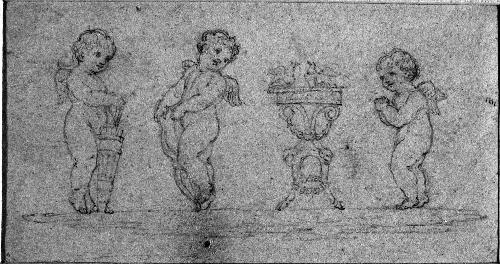 Three Putti and a Stand
