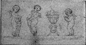 Three Putti and a Stand