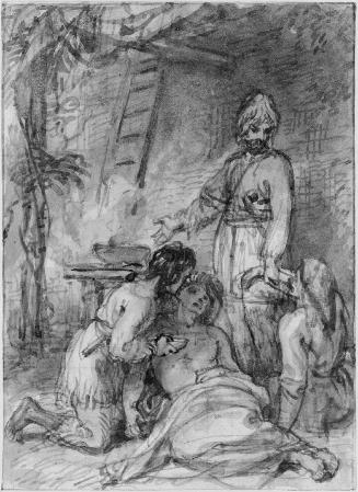 Illustration to "Robinson Crusoe"