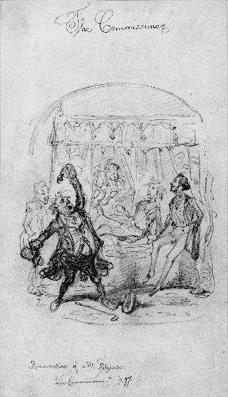 Illustration to "The Commissioner," Resurrection of Mr Fitzurse