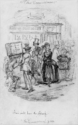 Illustration to "The Commissioner," Joe's Walk Down the Strand