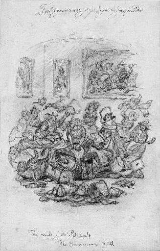 Illustration to "The Commissioner," The Revolt of the Petticoats