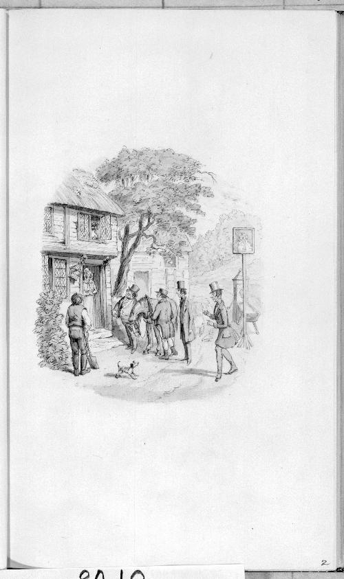 Illustration to Dickens's "Pickwick Papers" [p. 2]
