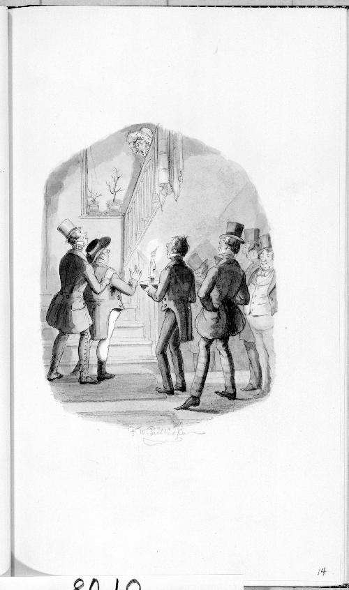 Illustration to Dickens's "Pickwick Papers" [p. 14]
