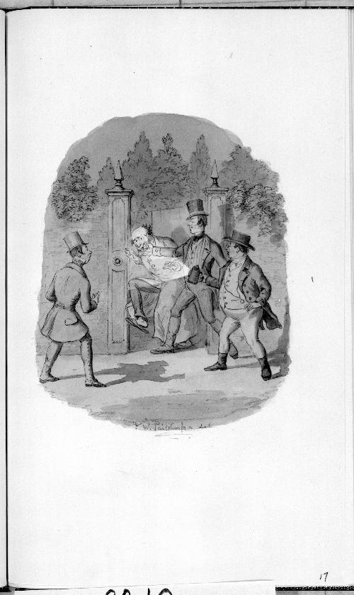 Illustration to Dickens's "Pickwick Papers" [p. 17]