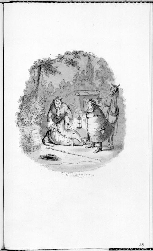Illustration to Dickens's "Pickwick Papers" [p. 23]
