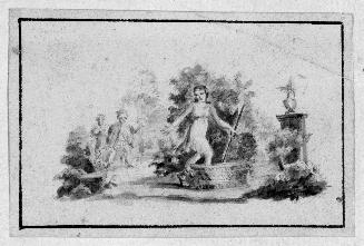 Vignette with a Woman and Two Men