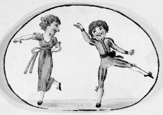 Caricature of Two Dancers