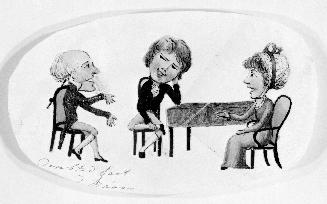 Caricature of a Three Way Conversation