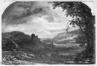 Nocturnal Scene with Ruin