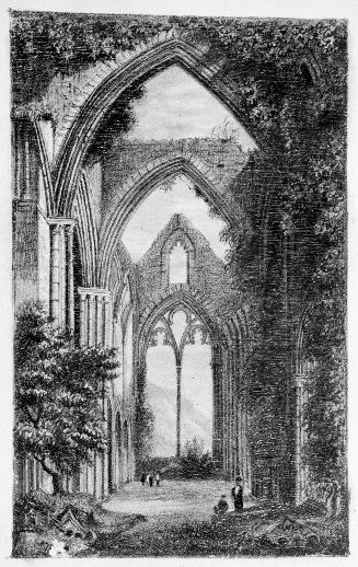 Two views of Monastic Ruins