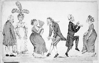 Caricature of Dancing Couples