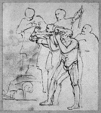 Male Figures with a Telescope