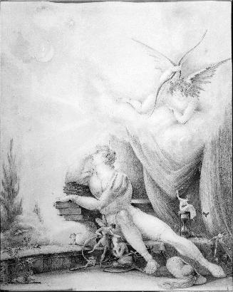 Illustration to "Rape of the Lock," Canto II