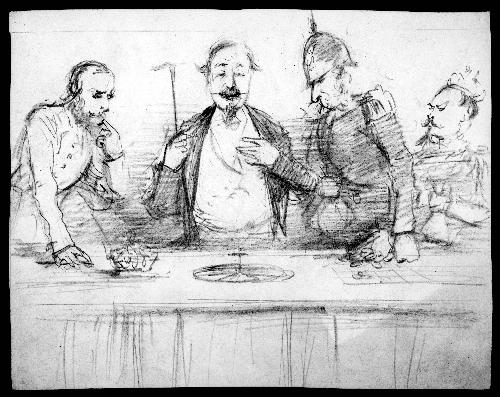 Four Men, including Napoleon III