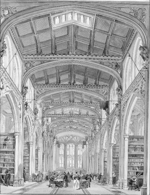 Interior of the Guildhall Library