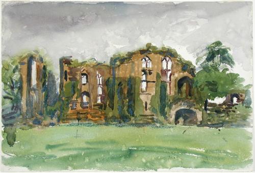Study of Gothic Ruins
