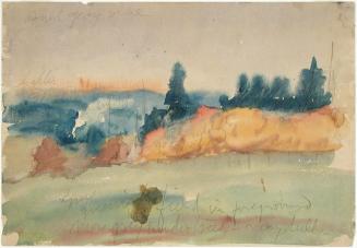 Landscape Study with Color Notations