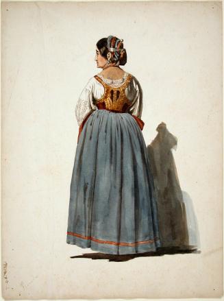 Standing Female Figure, Back View