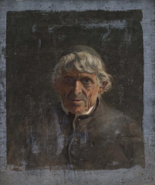 Portrait of Elderly Priest