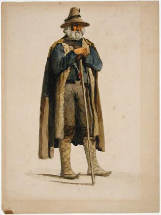 Bearded Man with Staff