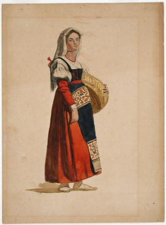 Standing Woman with Basket