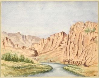 Salt River, Arizona - Mountains of the Fonto Basin, Nov. 10, 1908