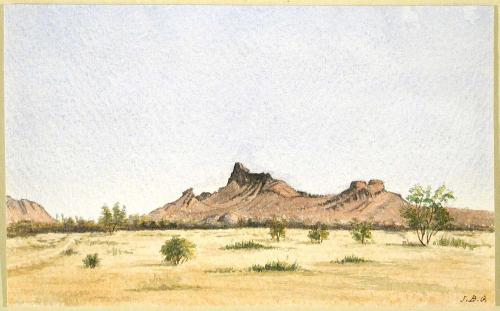 Picacho del Tucson from the North, February 2, 1910
