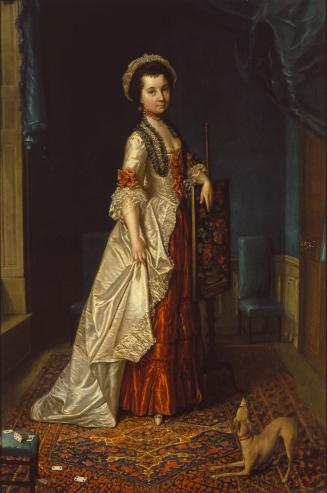 Young Woman in an Elegant Interior