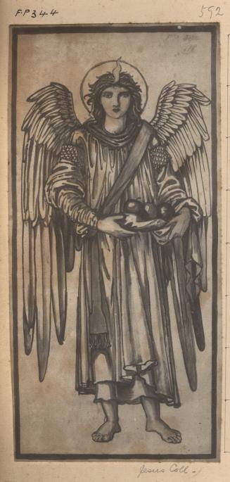 Angel with Three Apples in Basket