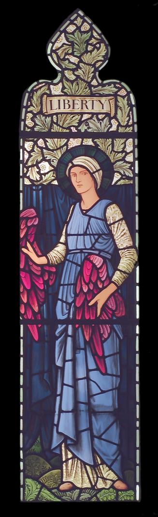 Liberty Panel from the David Healey Memorial Window from the Unitarian Chapel, Heywood, Lancashire
