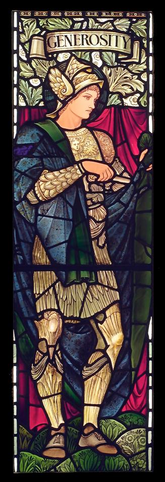 Generosity Panel from the David Healey Memorial Window from the Unitarian Chapel, Heywood, Lancashire