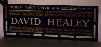 David Healey Panel from the David Healey Memorial Window from the Unitarian Chapel, Heywood, Lancashire