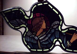 Angel with Head Turned Panel from the David Healey Memorial Window from the Unitarian Chapel, Heywood, Lancashire