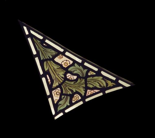 Left Triangular Panel from the David Healey Memorial Window from the Unitarian Chapel, Heywood, Lancashire