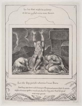 Illustrations of the Book of Job invented & engraved by William Blake  [9 of 22 engravings]