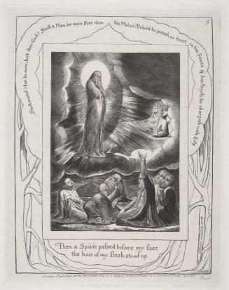 Illustrations of the Book of Job invented & engraved by William Blake  [10 of 22 engravings]