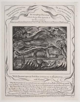 Illustrations of the Book of Job invented & engraved by William Blake  [12 of 22 engravings]
