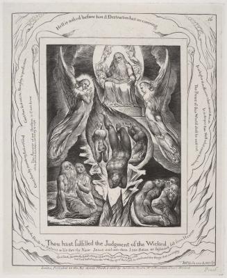 Illustrations of the Book of Job invented & engraved by William Blake  [17 of 22 engravings]