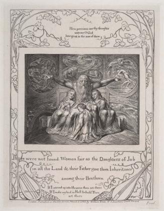 Illustrations of the Book of Job invented & engraved by William Blake  [21 of 22 engravings]
