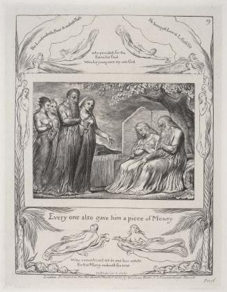 Illustrations of the Book of Job invented & engraved by William Blake  [20 of 22 engravings]