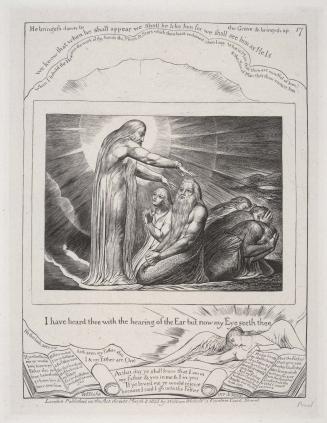 Illustrations of the Book of Job invented & engraved by William Blake  [18 of 22 engravings]