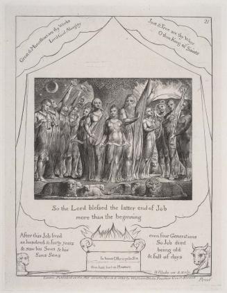 Illustrations of the Book of Job invented & engraved by William Blake  [22 of 22 engravings]