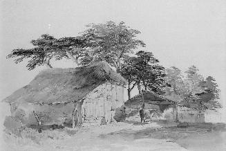 Scene with Cow and Shed
