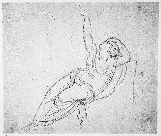 Woman Reclining with her Arm Raised above her Head