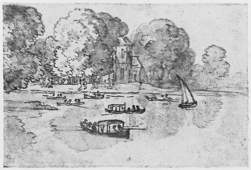 Pleasure Boats, A House in the Background