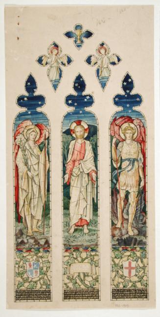 Saint Gabriel; Christ as Salvator Mundi; Saint Michael