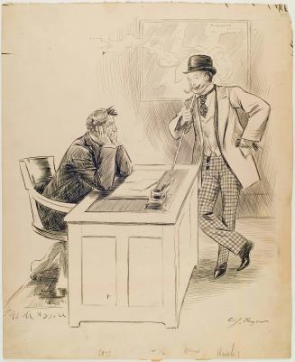 Men Talking in an Office