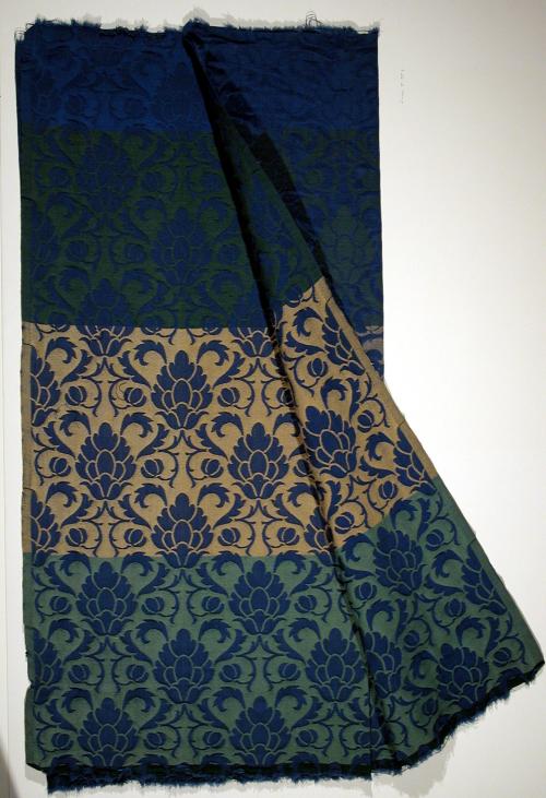Woven Silk and Linen Fabric